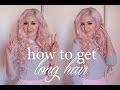 How to Get Long Hair