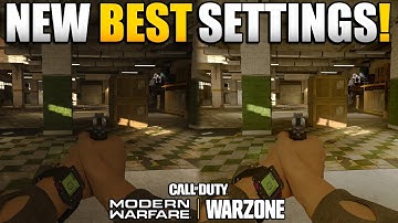 All New Best Settings For Console & PC (Graphics/Controller) for WARZONE | Modern Warfare Season 6