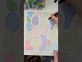 Relaxing Coloring With Alcohol Markers 🎨 Simple Shapes