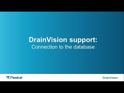 Paskal DrainVision Support: connection to the database (English)
