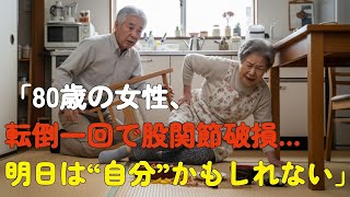 「80歳女性の転倒事故…たった一瞬で股関節破損。病院では歩けたのに、退院後“家”が最も危険だった。」