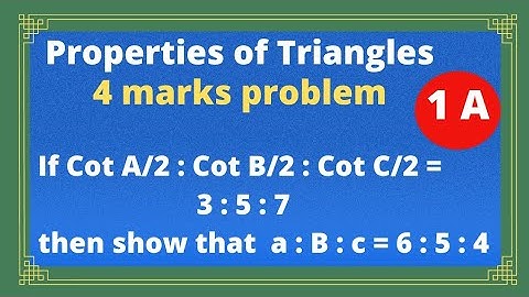 1A | Properties of triangle @EAG