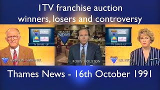 1991 ITV franchise auction | Thames News coverage | 16 October 1991