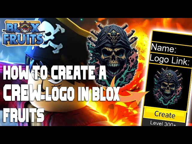 How to make crew logo in Blox fruit 
