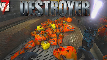 7 Days To Die - DESTROYER! - Best Horde Night Yet! (Ep21)