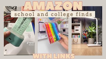 TIKTOK AMAZON FINDS | School and College Finds | Links In Description