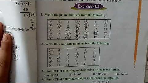 Class -5th Chapter -3 Ex -3.2 Q -2,3