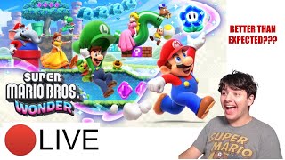 ? BEATING SUPER MARIO BROS WONDER | LIVE