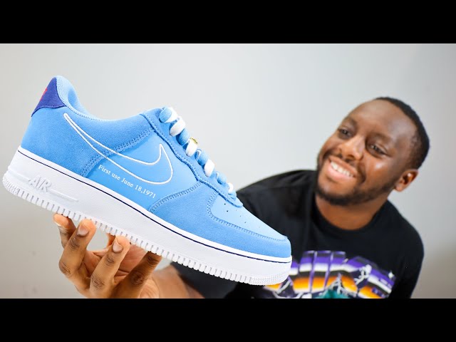 Air Force 1 '07 LV8 'First Use - University Blue' - Unboxing + On