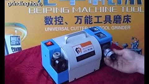 drill bit grinder resharpener grinding machine PP-13D operation video