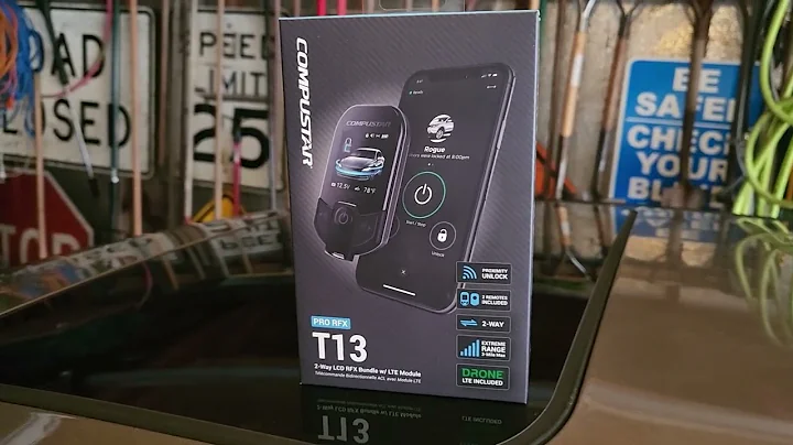 Compustar  Pro RFX T13 remote unboxing and short demo