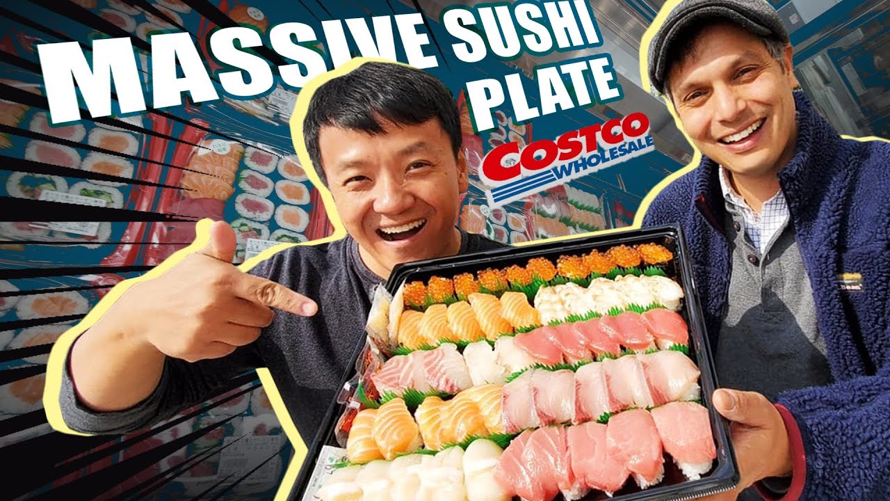 Trying MASSIVE SUSHI PLATE at Costco | JAPAN Costco FOOD TOUR With John Daub! | Strictly Dumpling