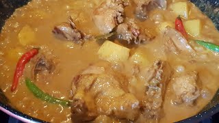 EASY CHICKEN CURRY with COCONUT MILK | CHICKEN CURRY RECIPE | Kanamit gid