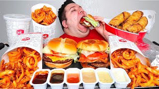 THE $100 JACK IN THE BOX MENU CHALLENGE (12,000+ CALORIES)