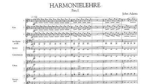 [Score] John Adams - Harmonielehre (1985) for orchestra
