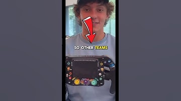 Why F1 teams hide their steering wheels? #f1facts #formula1 #f1