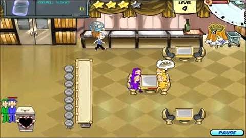 Diner Dash 1 levels 4.3 and 4.4 part 16
