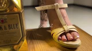 Listen to my feet 👣 I'm goddess sawaz 💕 walking and took off my high heels 👠 #fyp