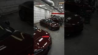 4 Tesla Model S Signature Editions in One Garage