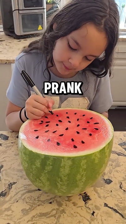 Funny Watermelon Prank 🤣 #shorts