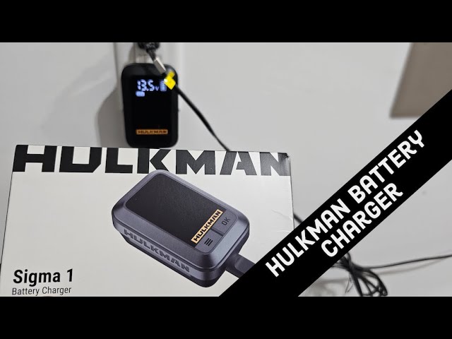 HULKMAN Sigma 1 Car Battery Charger, 1A 6V/12V Automatic Smart Trickle