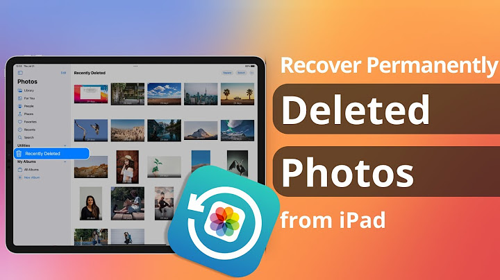 How to recover permanently deleted photos on iphone 12