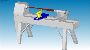 GrblGru: Wood lathe easily controlled by free CAM program