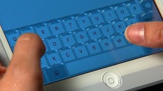 Tactus Phorm iPad case gives you a physical keyboard guide when you want it