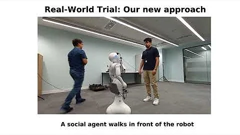 Online Social Robot Navigation in Indoor, Large and Crowded Environments