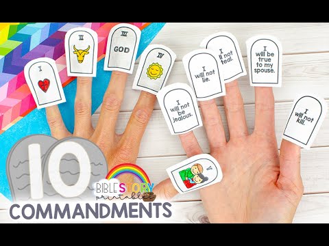 Ten Commandments Bible Craft For Kids