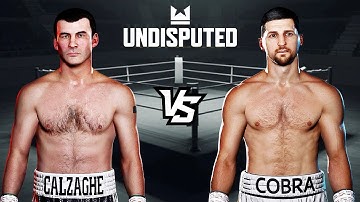 JOE CALZAGHE vs CARL FROCH | Epic Fight Simulation | Undisputed Boxing PS5 PRO 4K Gameplay