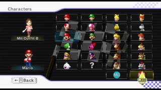 Mario Kart Wii - Mii Voicing Samples