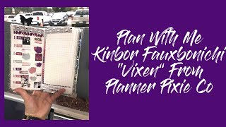 Plan With Me feat &quot;Vixen&quot; from PlannerPixieCo