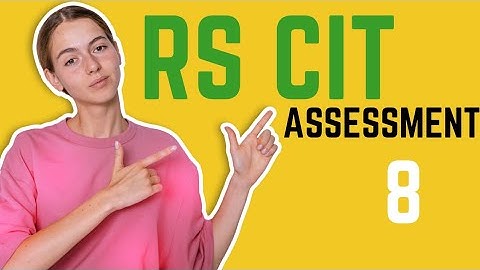 RS CIT assessment 8 , RS CIT ilearner assessment 8,#rscit