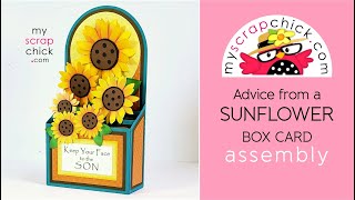 Advice from a Sunflower Box Card Tutorial