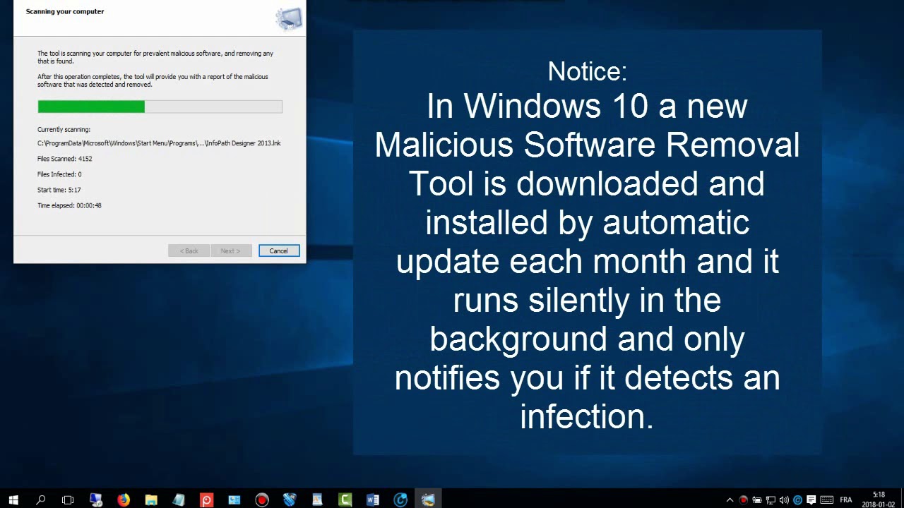 how to open microsoft malicious software removal tool