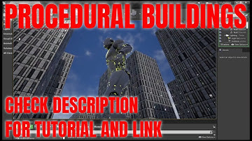 How to use Procedural Buildings - Unreal Engine 4 #8 (check description - free link and tutorial)