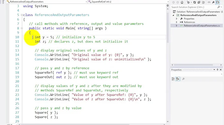 passing Arguments By Value And By Reference | chsarp for beginners |  part 31