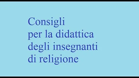 Come vengono scelti gli insegnanti di religione?