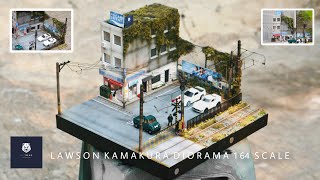 How To Make LAWSON MINIMARKET in KAMAKURA DIORAMA || For diecast 1/64 scale