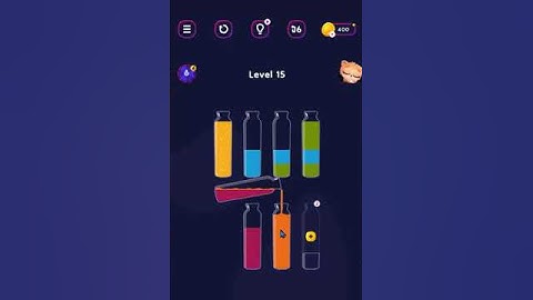 Get Color  -  Water Sort Puzzle level 15 | Mobile Games