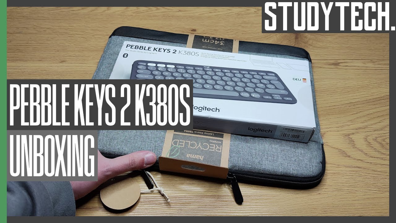 Unboxing Logitech Pebble Keys 2 K380S & Tasche [4K/Deutsch] 