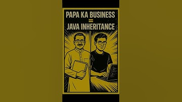 Java Inheritance = Papa ka business! 😂 | OOPs made simple #shorts #java #buildwithajit