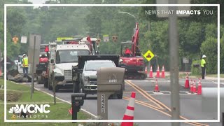 Gas leak forces road closures on Rea Road