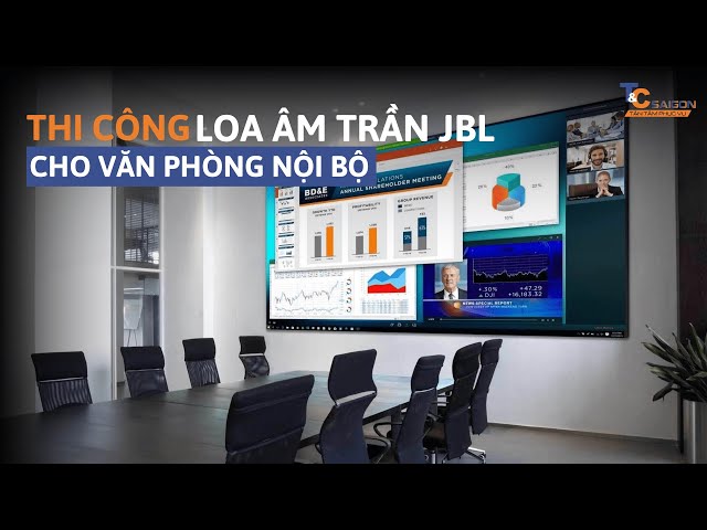 Thi công lắp đặt loa âm trần JBL | JBL Control 12CT | T&C Sài Gòn