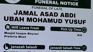 Funeral Of Jamal Asad Abdi Ubah Mohamud Yusuf