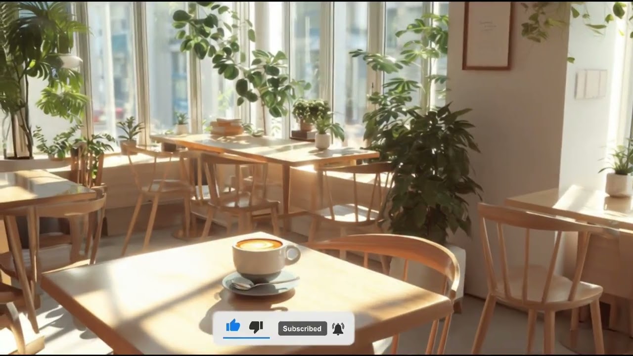 Zen Café Ambience 🌱 Bossa Nova Jazz for Stress Free Work