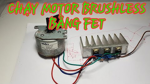 DIY ESC brushless motor using mosfet