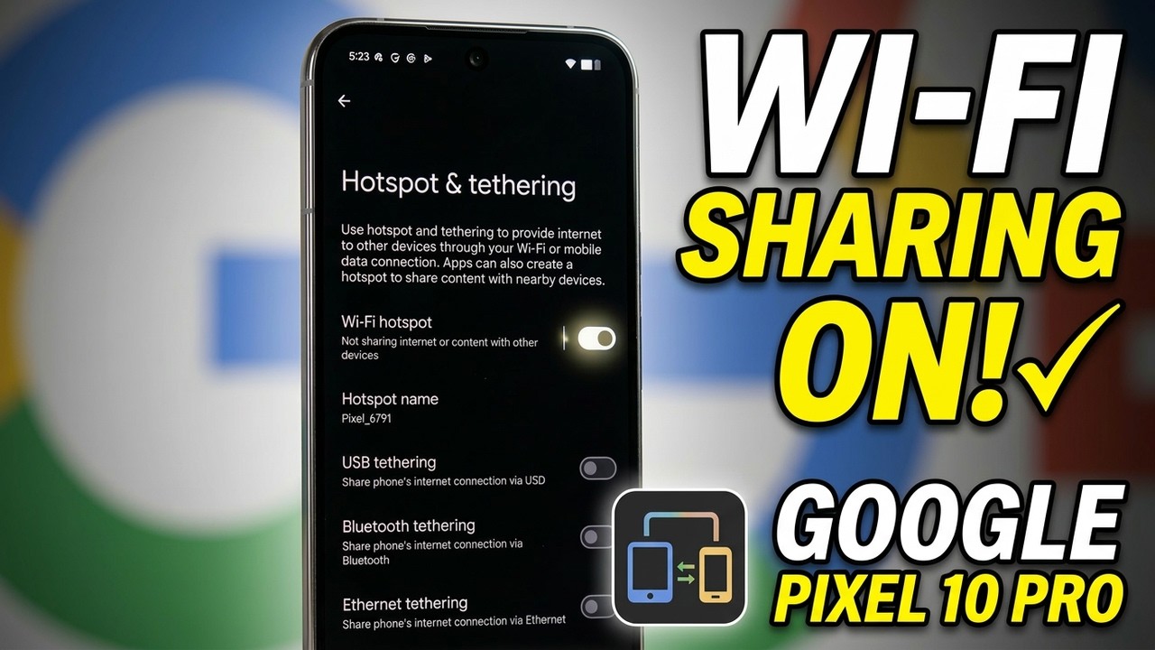 Google Pixel 10 Pro - How to Set Up WiFi Hotspot - YouTube
