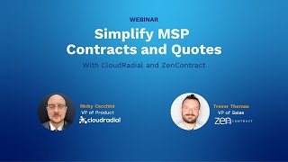 Simplify MSP Contracts and Quotes
